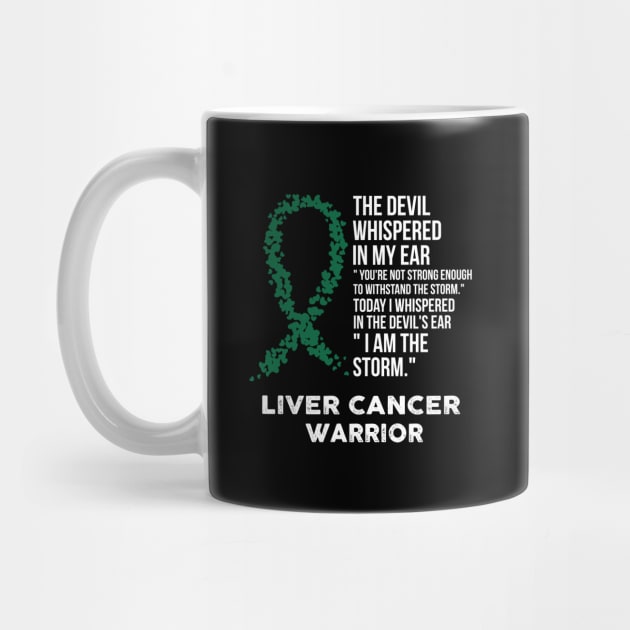 The Devil- Liver cancer Awareness Support Ribbon by HomerNewbergereq